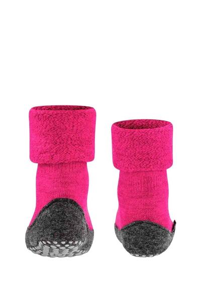 FALKE Kinder Hausschuhe - Cosyshoe, Pantoffeln, Anti-Rutsch, Schurwolle