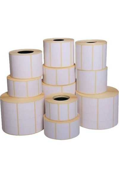 A1 Etiket ملصق بيا مطلي 30 × 50 مم 1000 قطعة ملصق باركود مطلي 1000 لفة