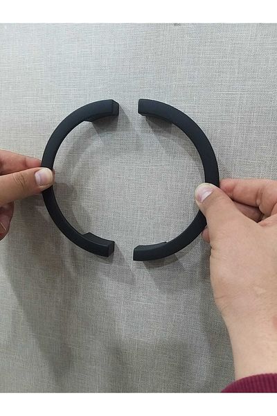 ARON ( 2 Pieces ) Hektor Handle 128mm Matte Black Half Moon Handle TV Unit Console Dresser Cabinet Handle 128mm
