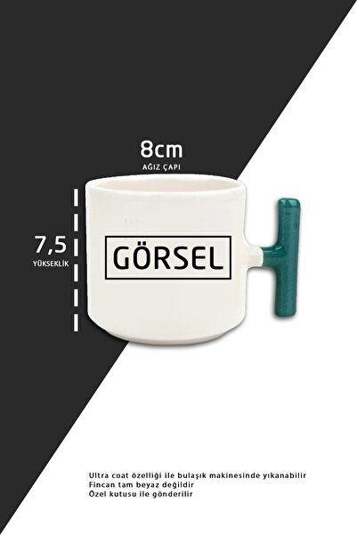 yhfoto 4 Cats - Cute Cat - Latte Cup - Cream Color Cup - 4 Different Handles