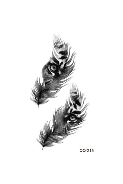 Everglow Jewelry Kaplan Gözü Tüy Geçici Dövme