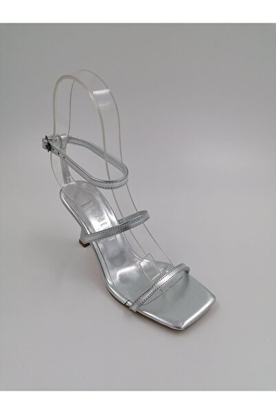 SOLMAZ Pantofi de seară cu toc Louros argintiu metalic