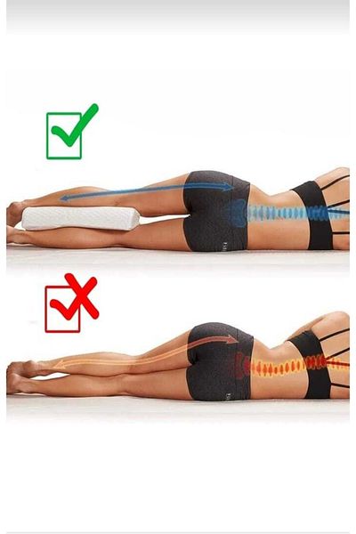 YclShop Visco Sponge Multi-Purpose Snore Pillow Neck Waist Back Cushion
