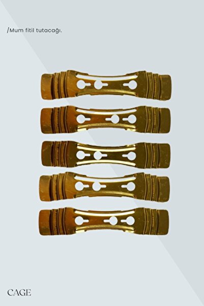 Cageartstudio Metal Mum Fitili Dengeleyici Ve Tutucu, Mum Fitil Tutacağı 5 Adet - Candle Wick Holder