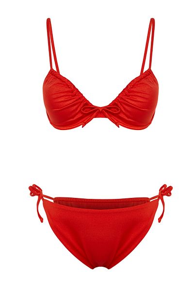 Trendyol Collection Bikini-Set - Rot - Unifarben