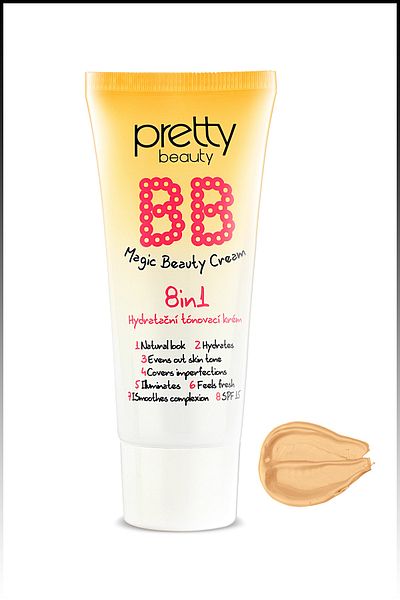 Pretty Beauty 8in1 Offering Bb Cream Intensive Coverage - Natural Coverage No:3