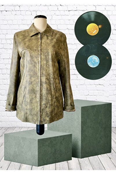 İzmir Deri Γυναικείο παλτό από γνήσιο δέρμα