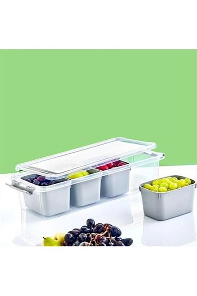 MS Glassware Hobby Life 4-Compartment Deep Grand Organizer Box 3.5 Liters