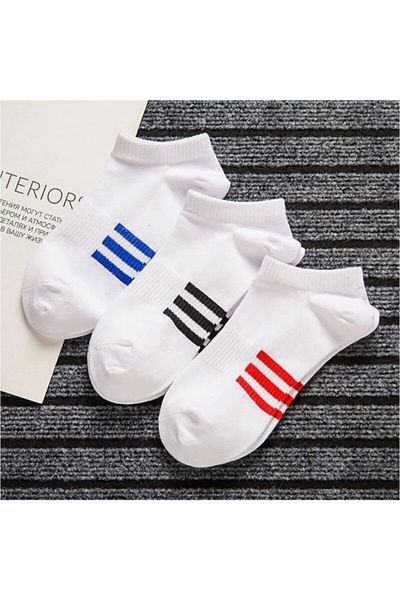 Bhk butik 3-Piece Unisex Women's Men's Sports Booties Socks