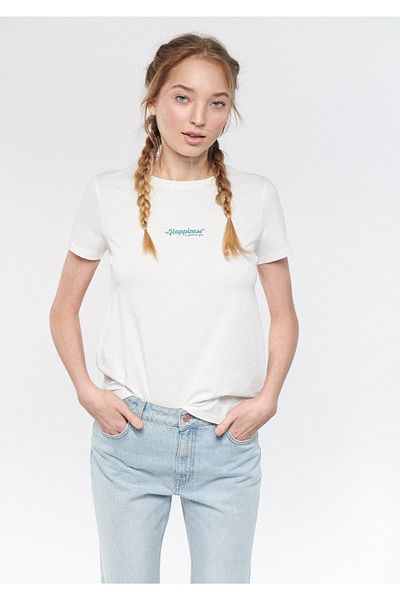 Mavi Tricou alb cu imprimeu Allow Yourself, cu croiala normală / cu potrivire obișnuită1611246-70057