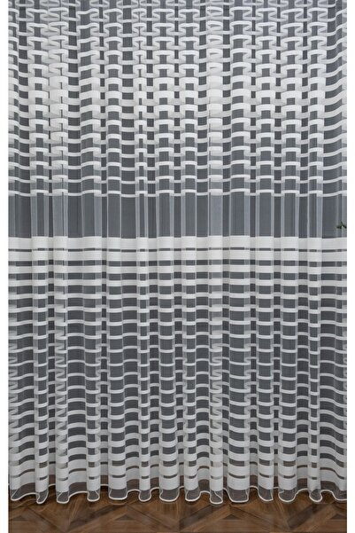 perdealemi Спортивний візерунок стрічковий тюлевий штор, 350x260, щільна скла...