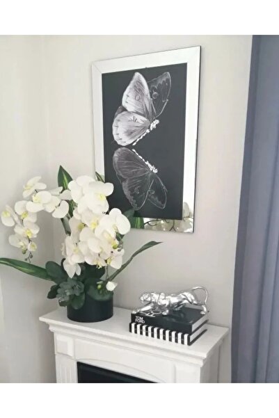 avm19 Modern Kelebek Desen Pleksi Çerçeveli Tablo