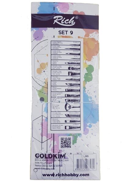 Rich Set de 6 perii pentru podea Keep Smile