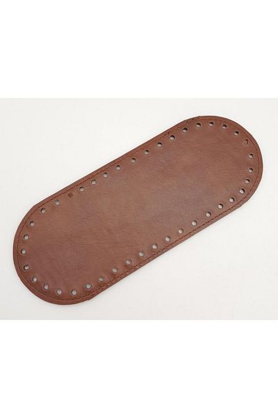 angel çanta aksesuar Faux Leather Tan Color 20x8 Cm Oval Bag Base