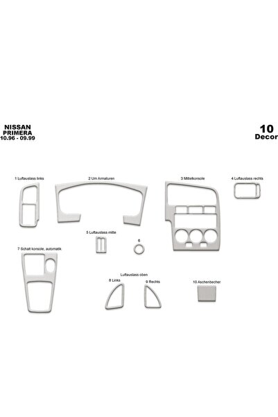meriç cockpit design ميريتش ®   نيسان بريميرا توربيدو امامي مطلي الومنيوم 10 ...