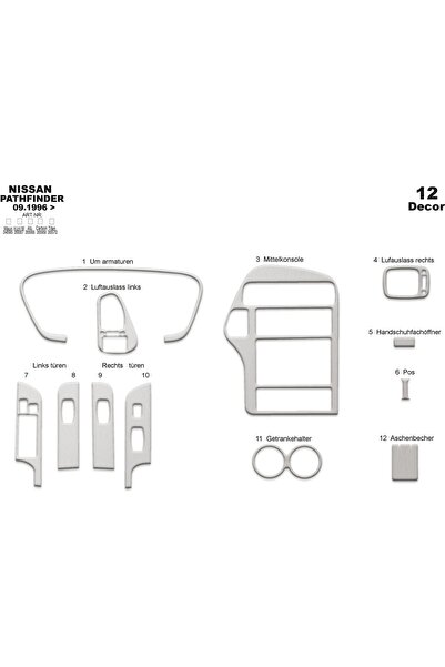 meriç cockpit design ميريتش ®   نيسان باثفايندر توربيدو امامي مطلي الومنيوم 1...