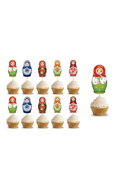 Big Party Toothpick Matryoshka 10pcs
