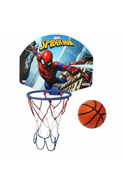 DEDE Mavi Spiderman Duvar Basket Seti
