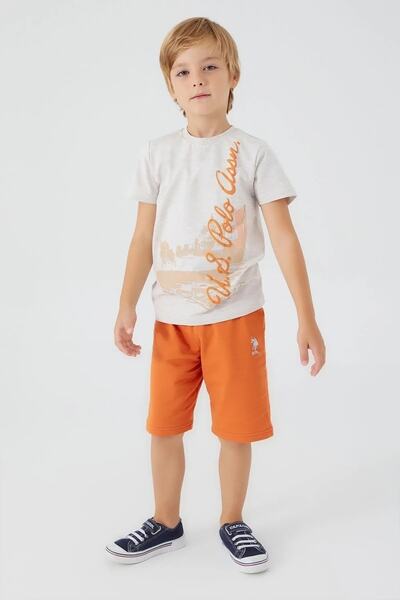 U.S. Polo Assn. Us Polo 100% Cotton Waiter Boy Bermuda Suit 1357