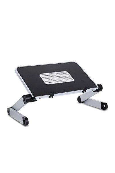 Ally Yl-805 Katlanabilir Fanlı Dizüstü Laptop Standı Siyah