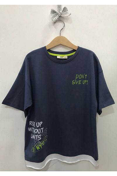 Çikoby Boy's Gıve up T-Shirt