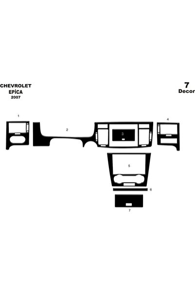 meriç cockpit design ميريتش ®   شيفروليه ابيكا توريد توريد امامي اسود لامع 7 ...