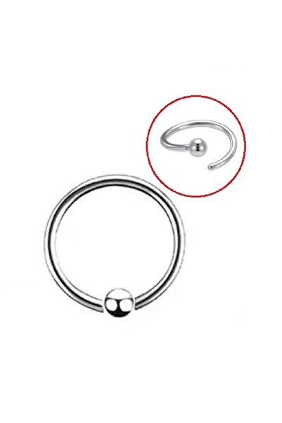 agbtasarım %100 Cerrahi Çelik Sabit Toplu Burun, Kulak, Kaş Nostril, Septum, ...