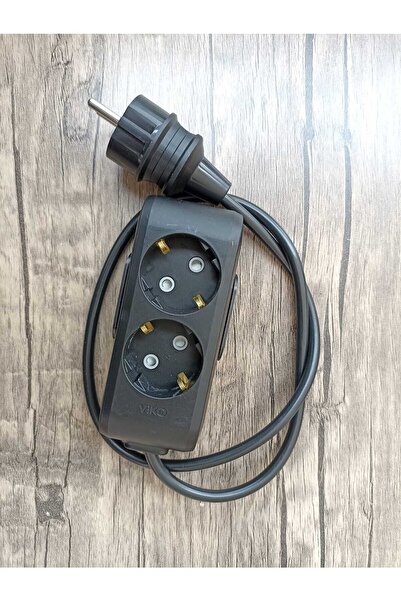 VİKO Multi-let 2'li 70 Cm Uzatma Kablosu Topraklı Ç.k