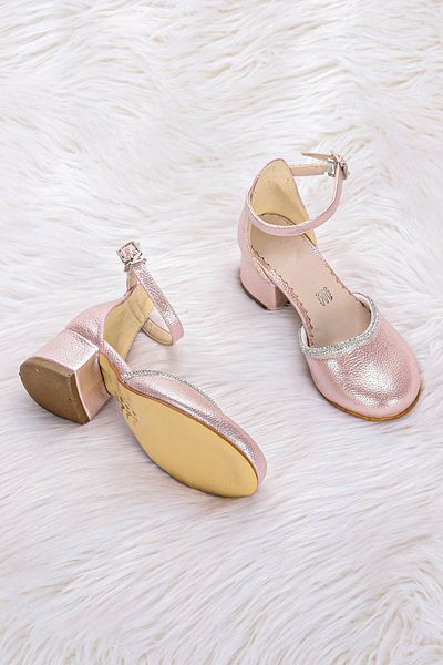 KARAMAZI Vakko 771 Girl's Stone Detailed 5 cm Heeled Sandals