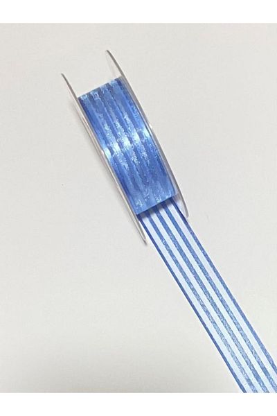 Öztürk Panglică din șifon în dungi. 2,5 cm