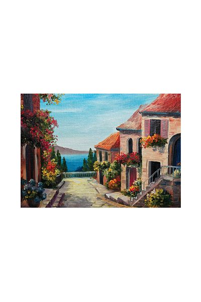 KESKİN COLOR Sharp Puzzle Stone Houses 500 Pieces