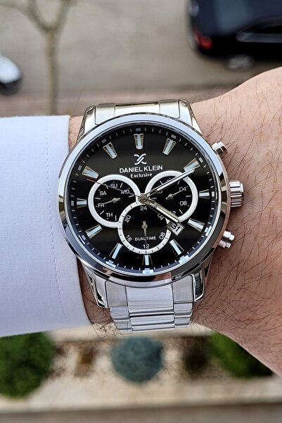 Daniel Klein Iç Göstergeleri Aktif Fonksiyonlu 2 Yıl Garantili Kadranı Siyah ...