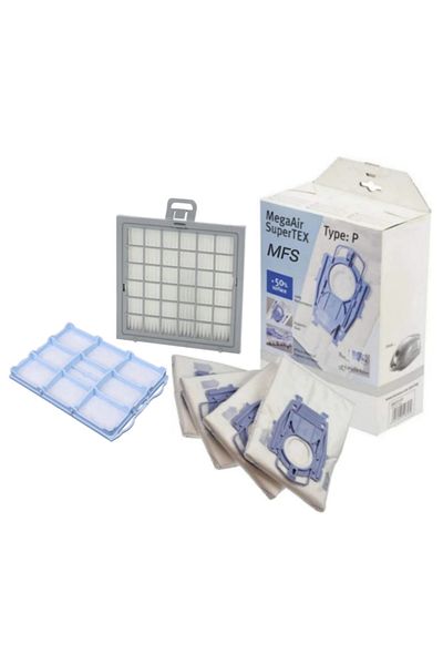 MFS Bosch Siemens Type P Compatible Dust Bag and Hepa Filter Set - Complete Set