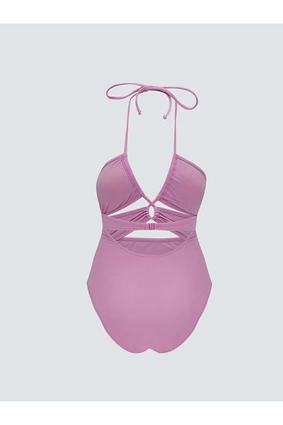 LC Waikiki Lcw Dream Damen Neckholder-Badeanzug