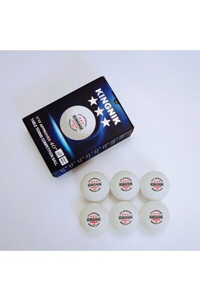 KINGNIK 40+ Premium 3 Yıldız Plastik Masa Tenisi Topu ( Ittf Onaylı)