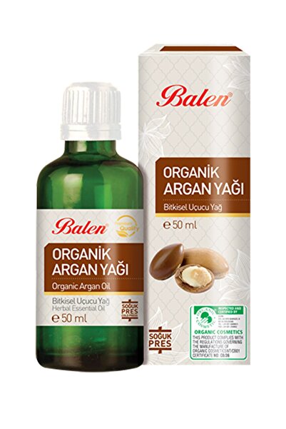 Balen Argan Yağı Argan Oil Bitkisel Sabit Yağ Soğuk Pres Saç Ve Cilt Için 50m...