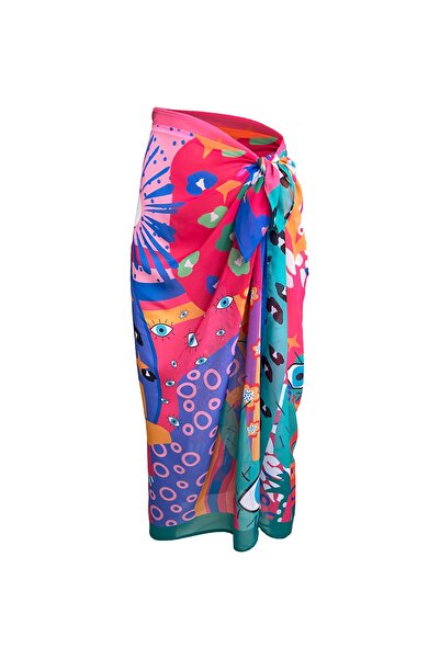 Bolder Emily Orange Eyes Ipek Şifon Pareo