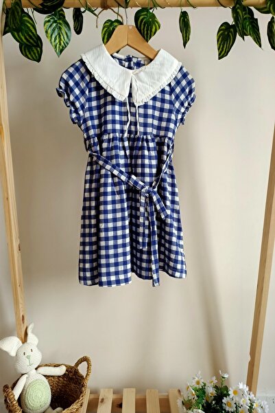 DFN طوق الطفل منقوشة / فستان متقلب