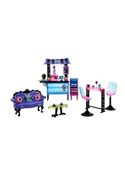 Barbie Hhk65 Monster High Coffin Bean Restoran Oyun Seti