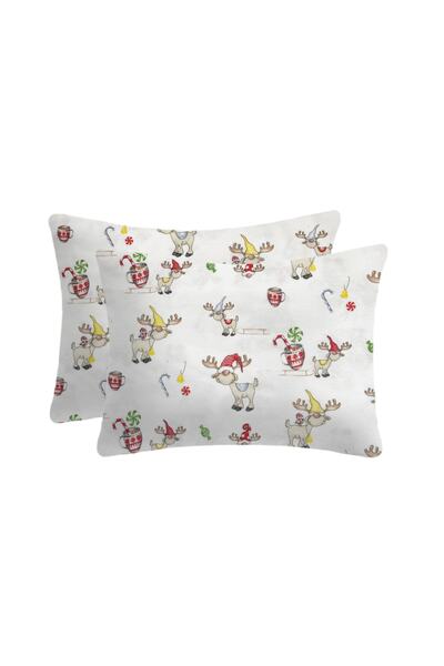 Lief Home Flanel ( Pazen ) Bebek Yastık Kılıfı | 35x45 ( 2 Adet )