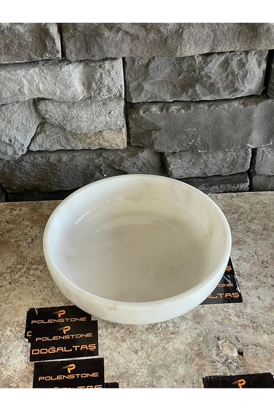 Polen Stone أوعية رخامية متعددة الأغراض مناسبة للاستخدام 26x6