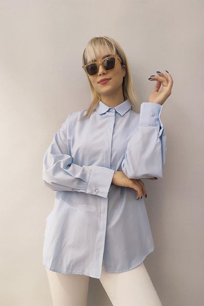 Quzu Πουκάμισο Oversize Cut