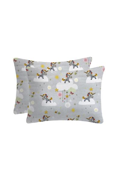 liefhome Flanel ( Pazen ) Bebek Yastık Kılıfı | 35x45 ( 2 Adet )
