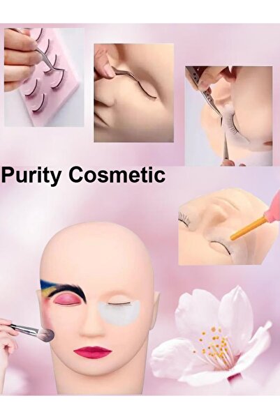 PURİTY Yapay Manken Makyaj Uygulaması Ipek Kirpik Makyaj Eğitim