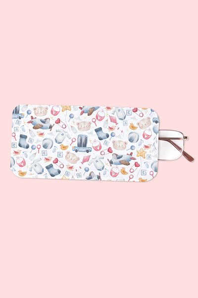 Artcrelier Felt Glasses Case with Car