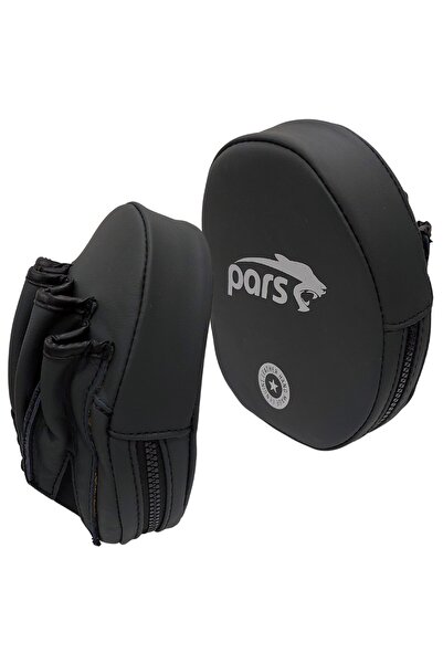 Pars Deri Boks Lapası Mini Avuç Lapa Ellik Siyah
