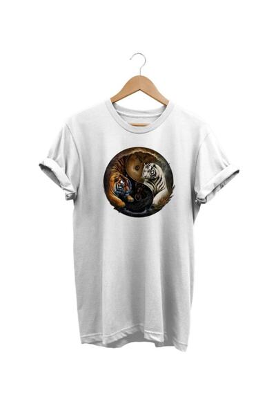 WİDİ Sa leopard printom bela T-shirt