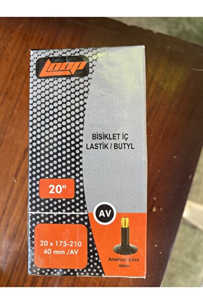 Loop Iç Lastik - 20 X 1.75-2.10 Av40 - Siyah Onay Bisiklet