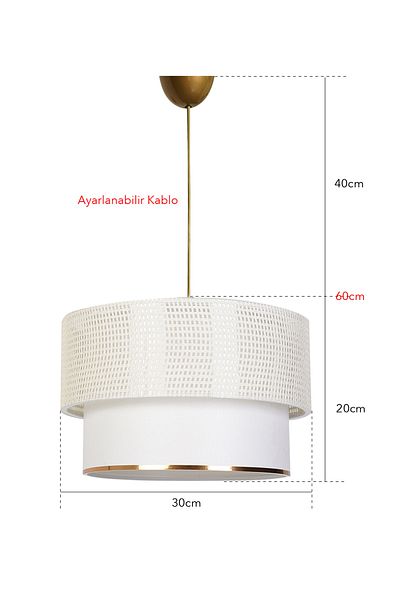 Hmydesign Sinifant Pendant Lamp Chandelier Cream White