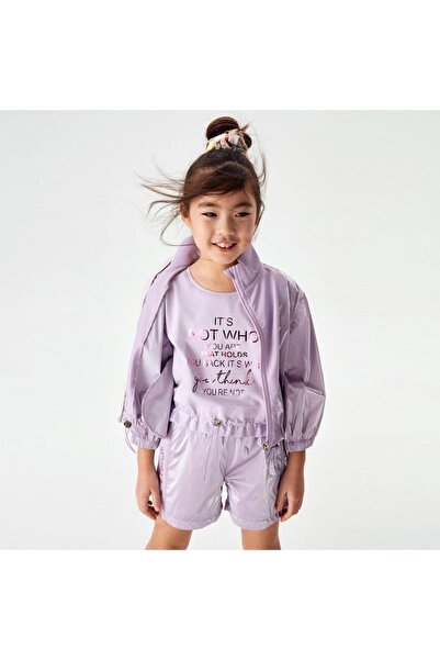 NK 52500 Girl's Lilac Glitter Shorts
